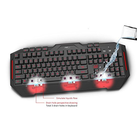 Buy Asus Cerberus LED Backlit Red / Blue USB Gaming Keyboard